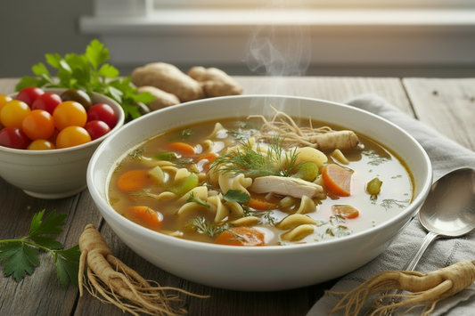 Chicken Soup with White Ginseng